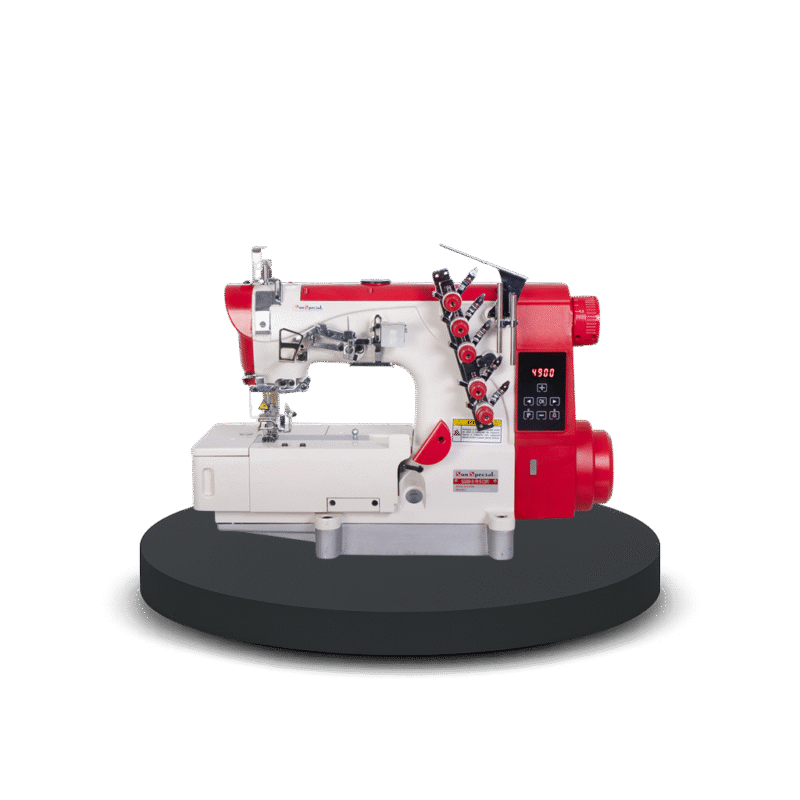 Máquina de Costura Industrial Galoneira Plana Direct Drive Sun Special SS5500D-01-PR-SU