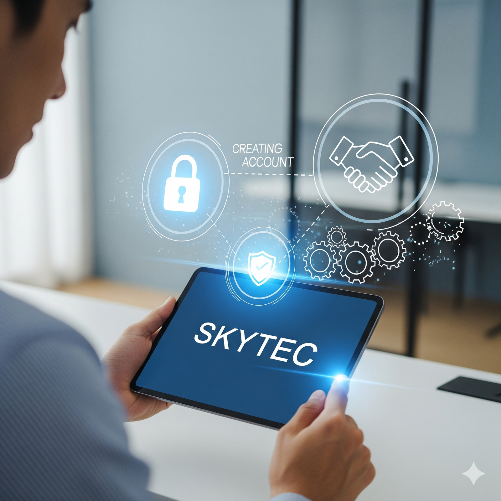 Crie sua conta SKYTEC agora mesmo
