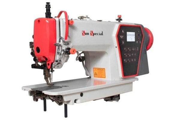 Máquina de Costura Industrial Reta Eletrônica Transporte Duplo Sun Special SS0303S8-TZ-HM 8MM